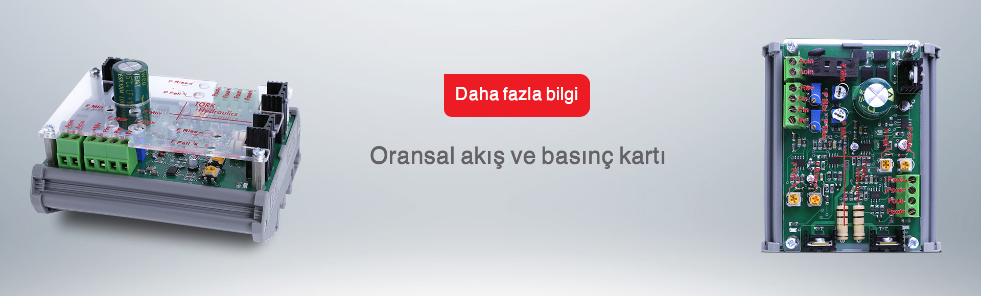 Hidrolik akış ve basınç oransal kartı, hidrolik akış ve basınç amplifikatörü, hidrolik akış ve oransal basınç ayar kartı